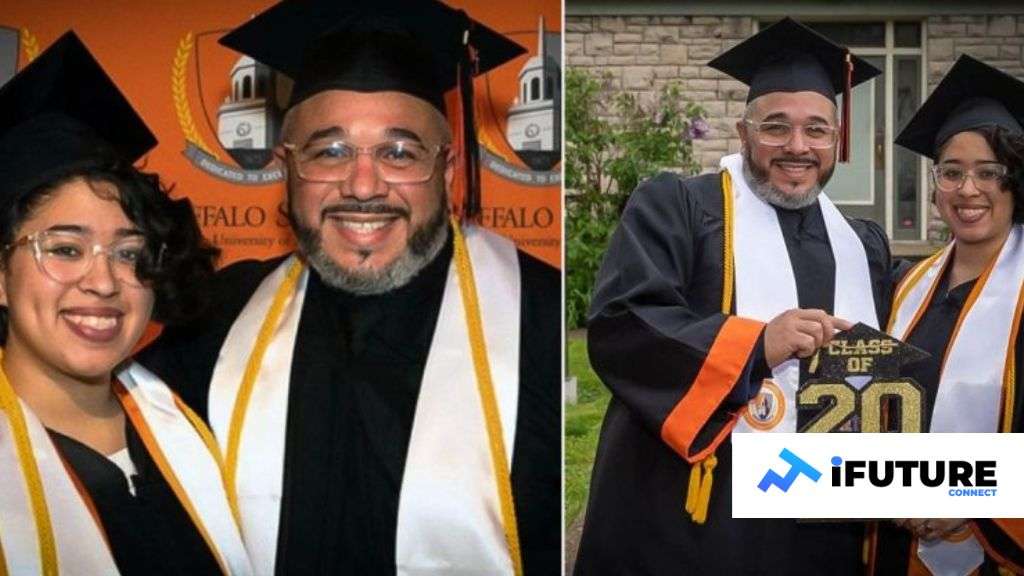Father-Daughter Makes History by Graduating Together from University on Same Day"