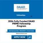 2024 Fully Funded DAAD PRIME Fellowship Program