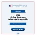 2024 Online American University Scholarship