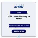 2024 Latest Vacancy at KPMG