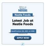 Latest Job at Nestle Foods