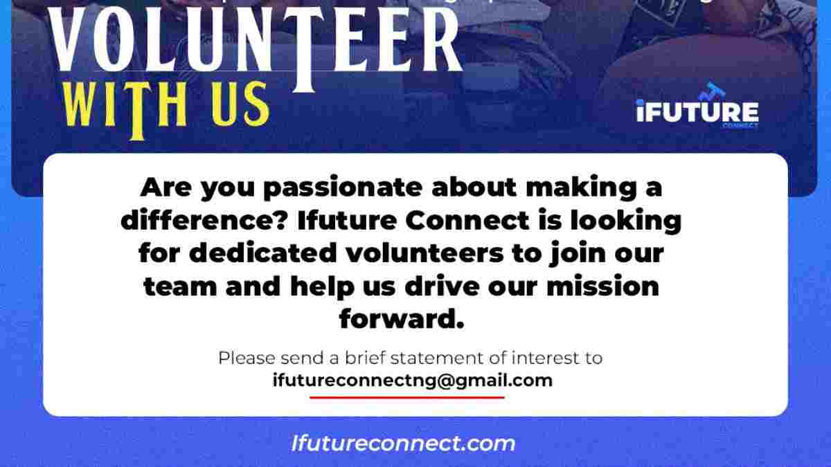 Volunteer Opportunities Available at Ifuture Connect